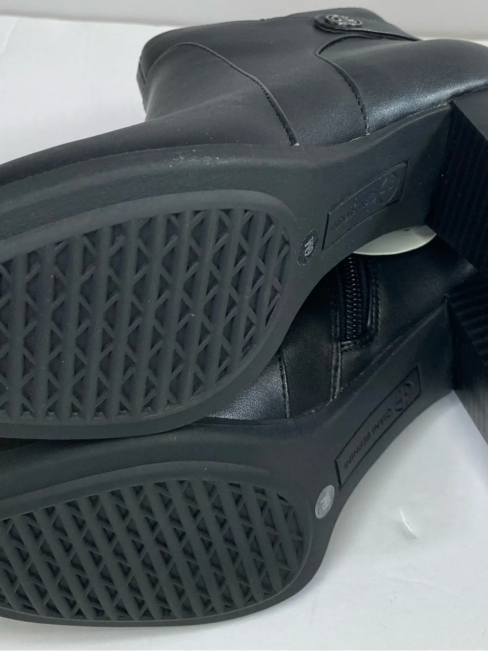 Giani Bernini Black Block Heel Ankle Bootie - NEW IN BOX